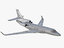 dassault falcon 7x private jet 3D model