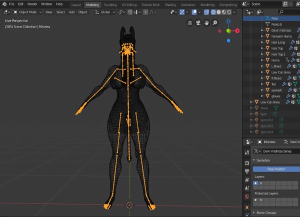 Futa mistress 3D model - TurboSquid 1454250