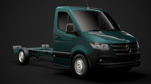 3D mercedes sprinter chassis single