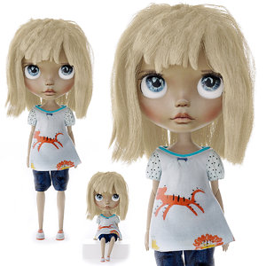 3D blythe doll model