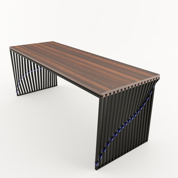 3D model designed ced office desk