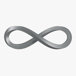 infinity symbols 3d model