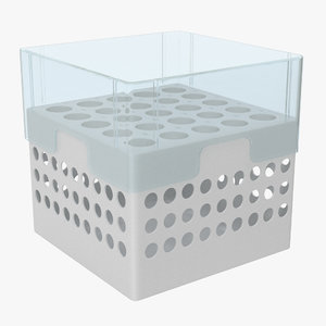 3D model eppendorf storage box 5 inch