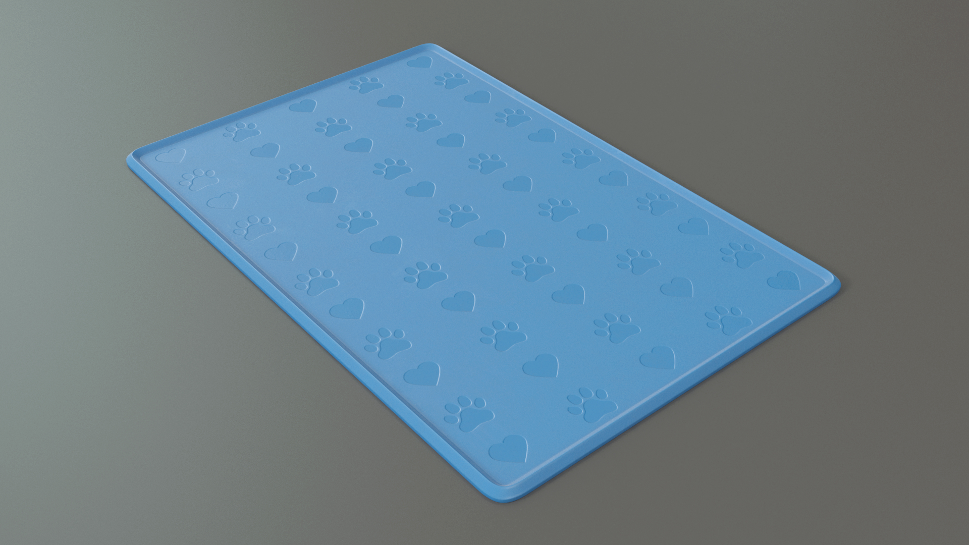 Dog silicone mat 3D TurboSquid 1454949