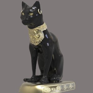 3D egyptian cat