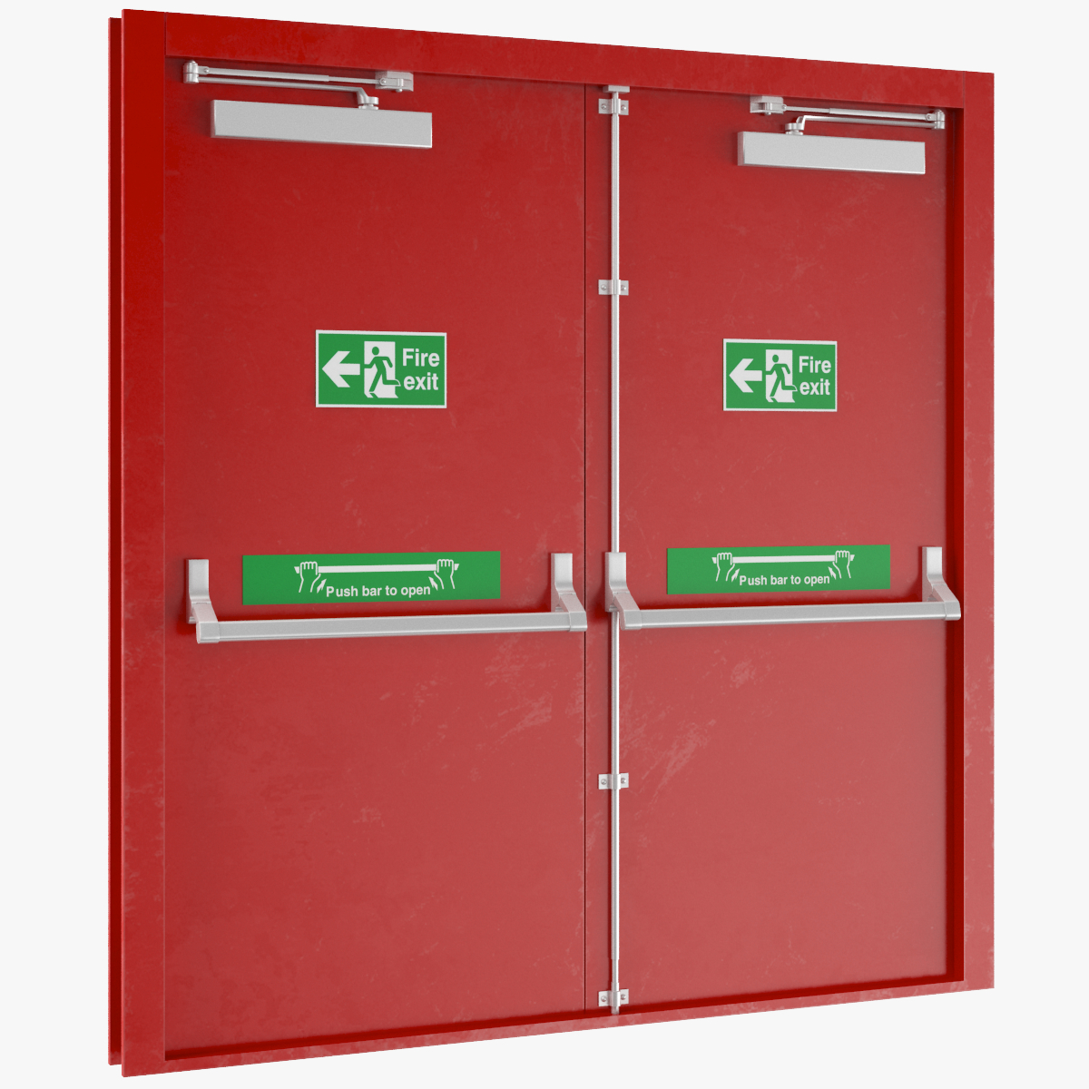 3d Model Real Exit Door Turbosquid 1455518