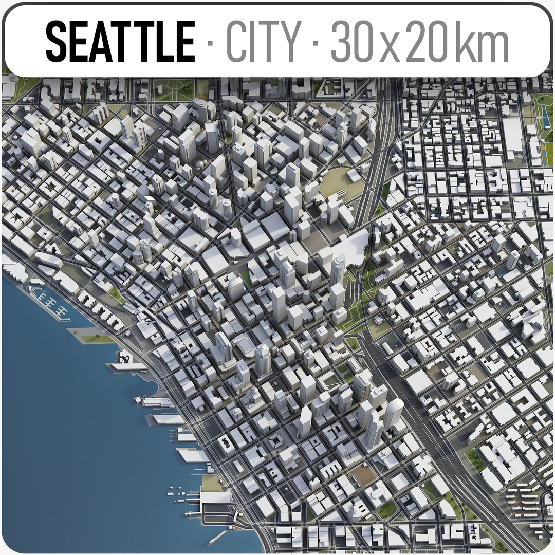 3D seattle - - TurboSquid 1455013