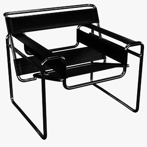 3D wassily chair marcel breuer