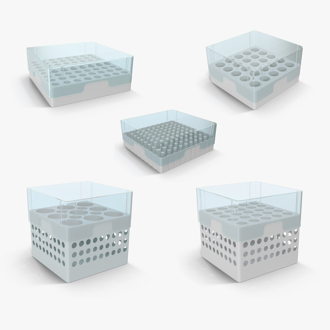 Eppendorf storage boxes 3D TurboSquid 1457230