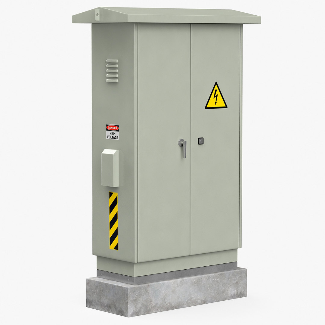 Electrical box 3D model TurboSquid 1455331