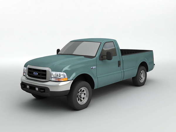 3d f-350 pickup truck