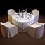 tableware table cloth restaurant 3d model