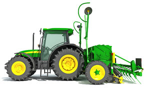 tractor seed drill model