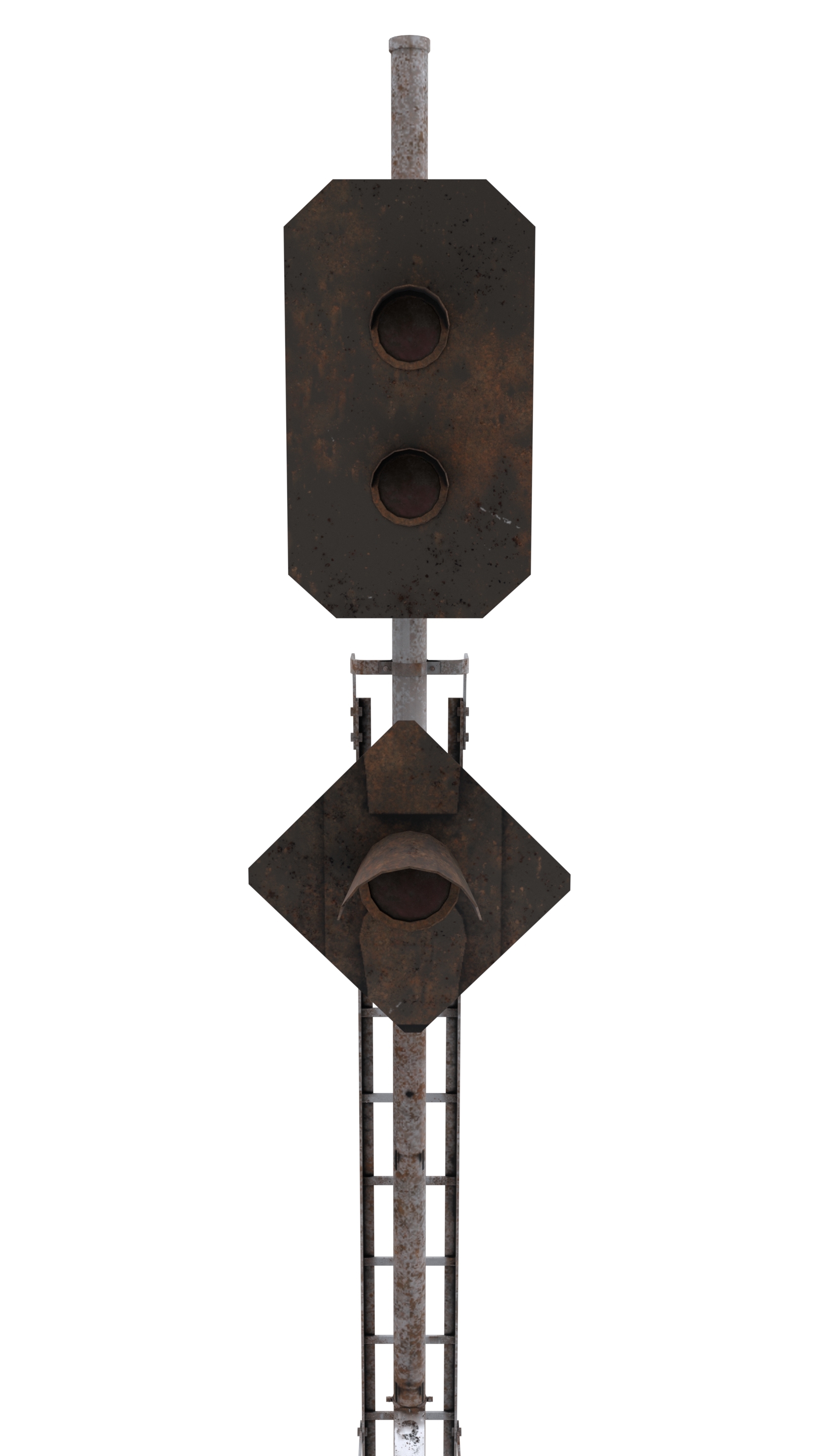 3D railway traffic light model - TurboSquid 1455624