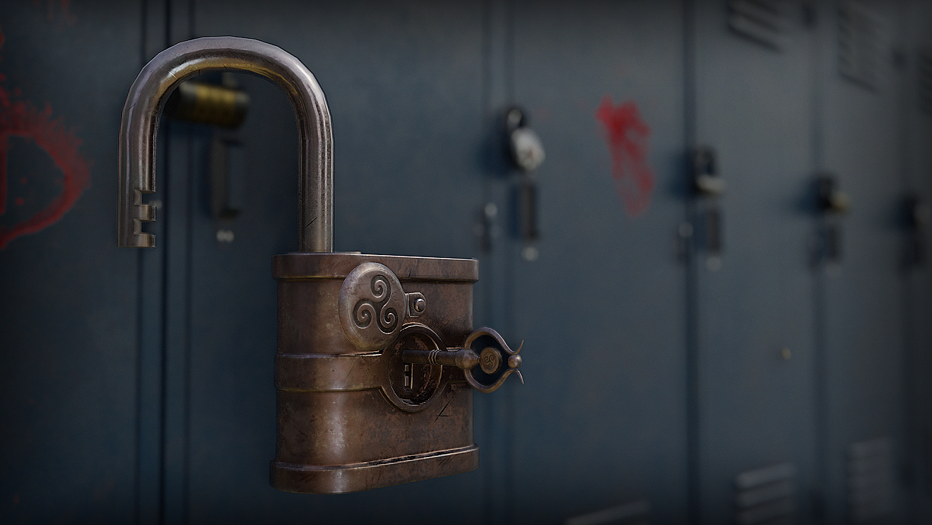 Padlocks games model TurboSquid 1455663