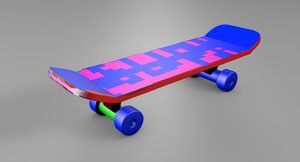 skateboard board 3D model