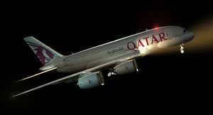 qatar airlines 3D