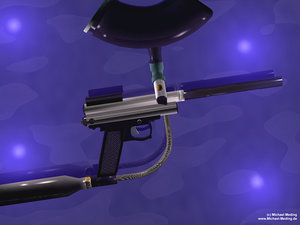 3dsmax paintball gun