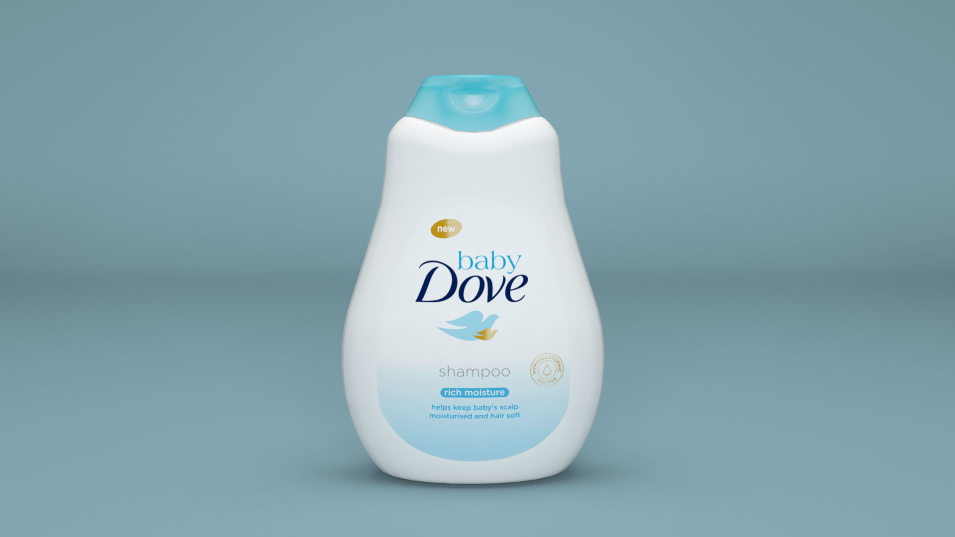 Dove baby shampoo 3D model TurboSquid 1455720