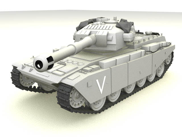 3d model centurion tank