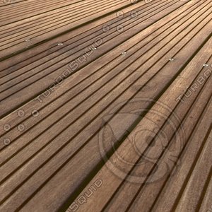 Exotic Grooved Wood Floor ---------------- High Resolution