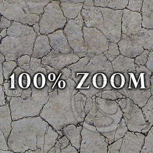 Medium resolution Cracked dry earth ground + Bump Map