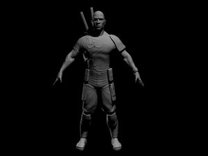 normal maps character 3d max