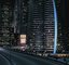 realistic night city modern 3d model