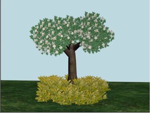 Modeling Low Cost Tree with Particle System in Max