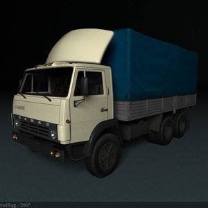 materials kamaz truck 3d max