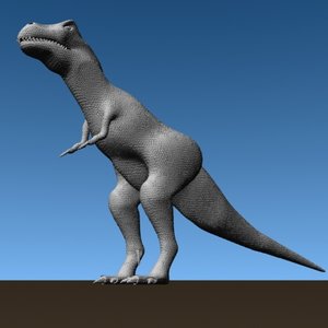 dinosaur base modelled trex 3d model