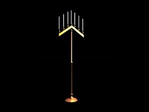 candlestick stand dxf