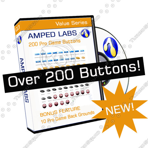 Texture PNG game buttons menu