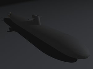 3d los angeles class submarine