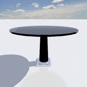 3d black jack table model