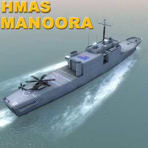 3d manoora ship model