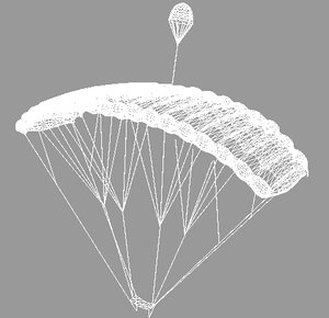 free parachute s e 3d model