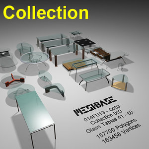 3ds max glass tables 041 -