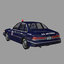 sedan 8in1 taxi police car 3d model