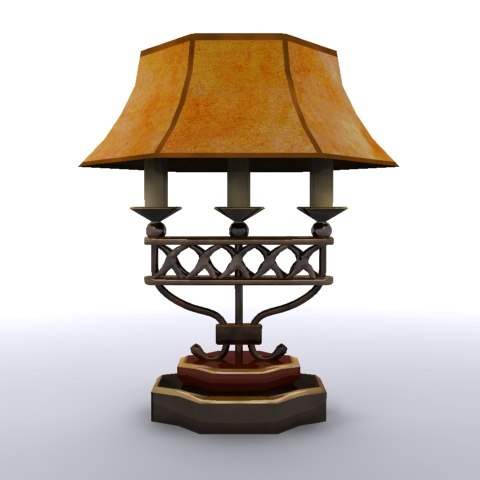 Old Fashioned Lamp Shade 3d Model, Old Fashioned Lampshades