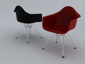 eames molded plastic armchair max