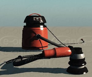 3d vacuum sander model