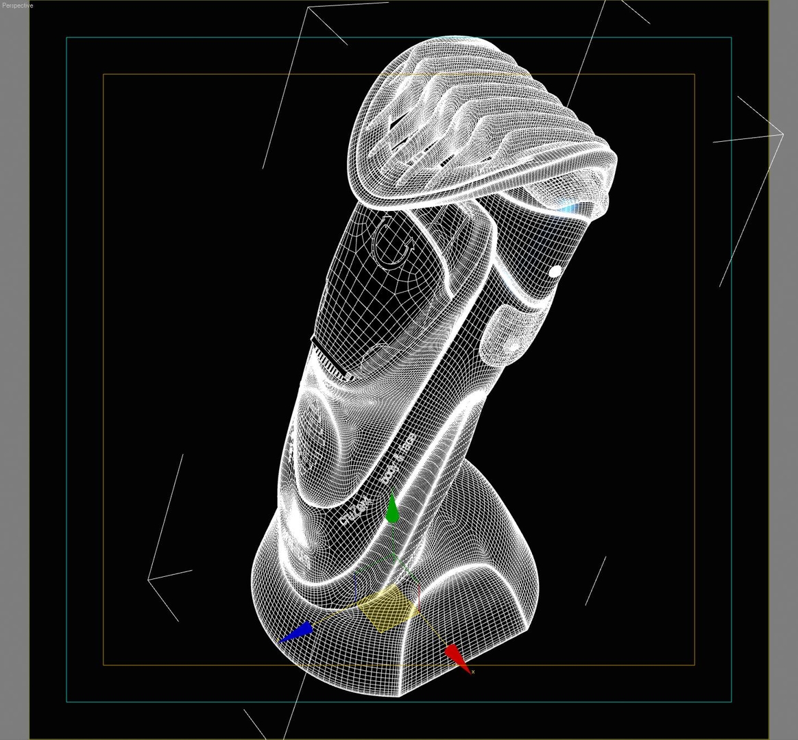 shavers epilators braun 3d model