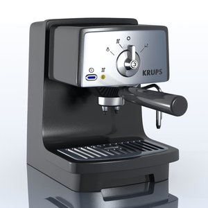 krups xp4020 espressomachine 3d model