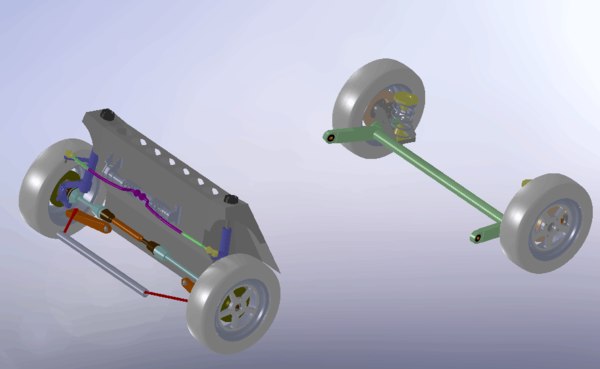 3d suspension mcpherson trailing