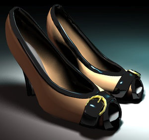 woman shoes 3d model