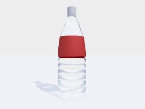 3ds max water bottle