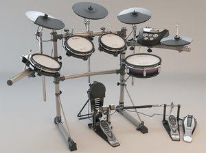 roland td6-kx electronic drum kit 3d max