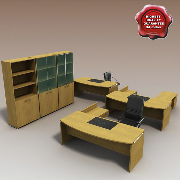 3d model office furniture interior