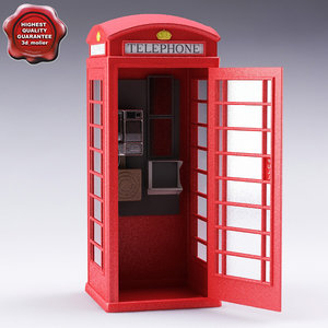 3ds max telephone box